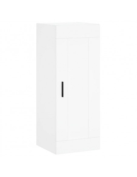 Credenza Bianca 34,5x34x180 cm in Legno Multistrato