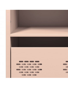 Credenza Rosa 68x39x103,5 cm in Acciaio