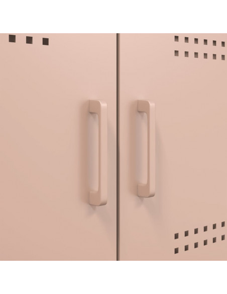 Credenza Rosa 68x39x113 cm in Acciaio