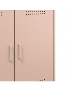 Credenza Rosa 68x39x79 cm in Acciaio