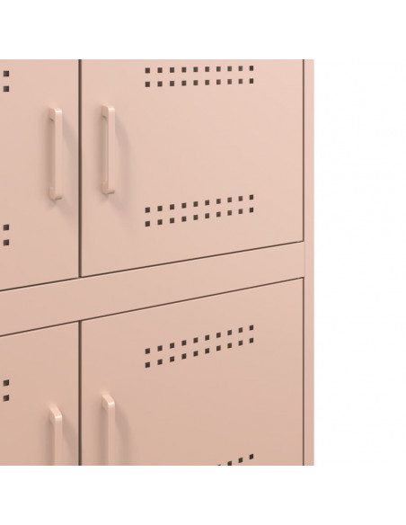 Credenza Rosa 68x39x79 cm in Acciaio