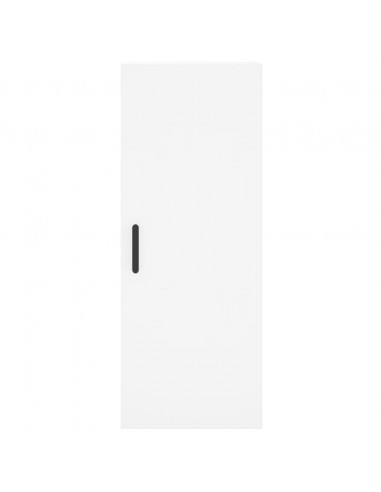 Credenza Bianca 34,5x34x180 cm in Legno Multistrato