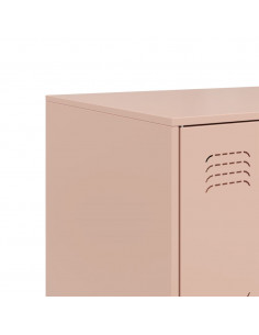 Credenza Rosa 99x39x73 cm in Acciaio