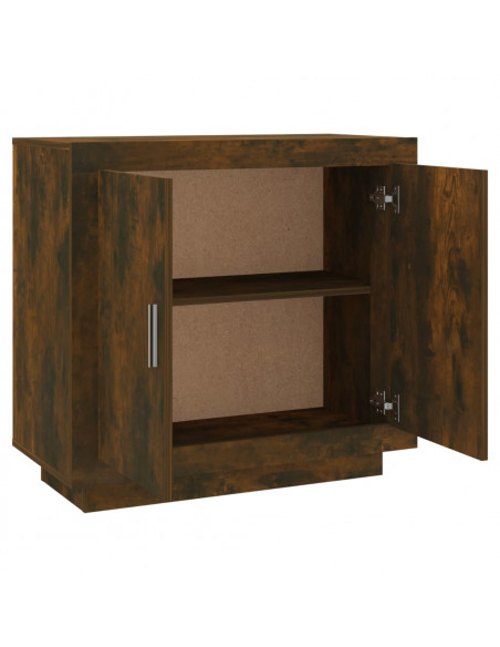 Credenza Rovere Anticato 80x40x75 cm in Legno Multistrato