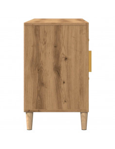 Credenza Rovere Artigianale 100x36x60 cm in Legno Multistrato