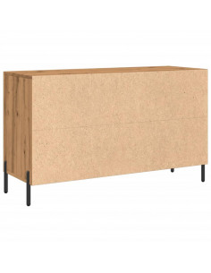 Credenza Rovere Artigianale 100x36x60 cm in Legno Multistrato