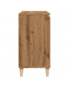 Credenza Rovere Artigianale 102x35x70 cm in Legno Multistrato