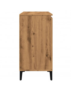 Credenza Rovere Artigianale 102x35x70 cm in Legno Multistrato
