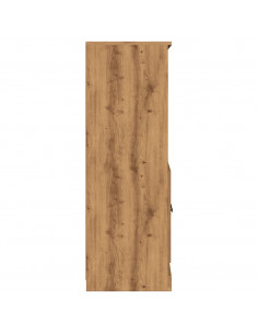 Credenza Rovere Artigianale 60x35,5x103,5 cm Legno Multistrato