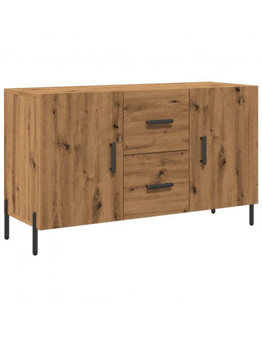 Credenza Rovere Artigianale 100x36x60 cm in Legno Multistrato
