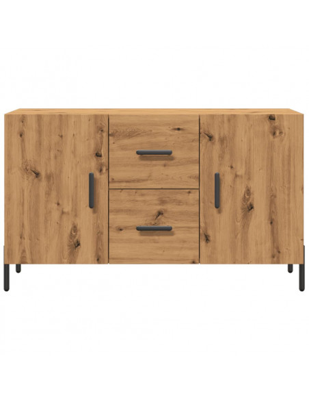 Credenza Rovere Artigianale 100x36x60 cm in Legno Multistrato