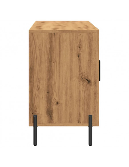 Credenza Rovere Artigianale 100x36x60 cm in Legno Multistrato