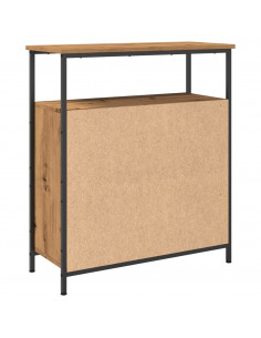 Credenza Rovere Artigianale 70x30x80 cm in Legno Multistrato