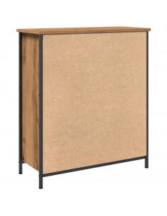 Credenza Rovere Artigianale 70x41x56 cm in Legno Multistrato