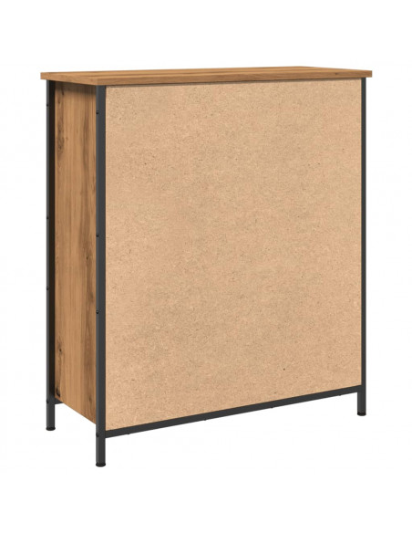 Credenza Rovere Artigianale 70x41x56 cm in Legno Multistrato