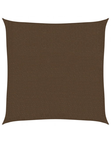 Vela Parasole 160 g/m² Marrone 2x2 m in HDPE