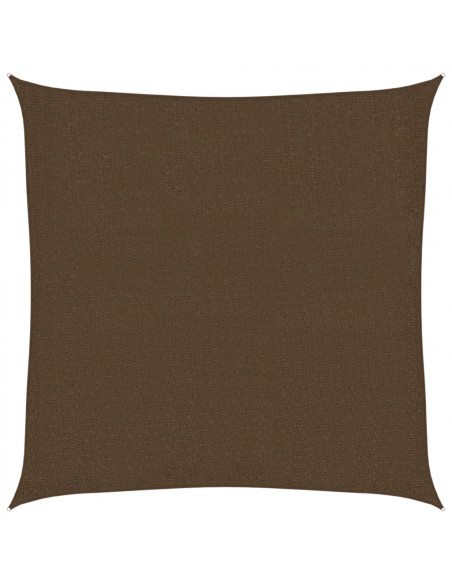 Vela Parasole 160 g/m² Marrone 2x2 m in HDPE