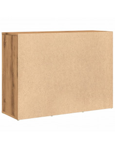 Credenza Rovere Artigianale 88x30x64 cm in Legno Multistrato