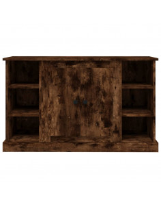 Credenza Rovere Fumo 100x35,5x60 cm in Legno Multistrato