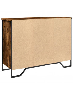 Credenza Rovere Fumo 101x35,5x74,5 cm in Legno Multistrato