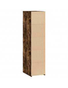 Credenza Rovere Fumo 30x41x124cm in Legno Multistrato