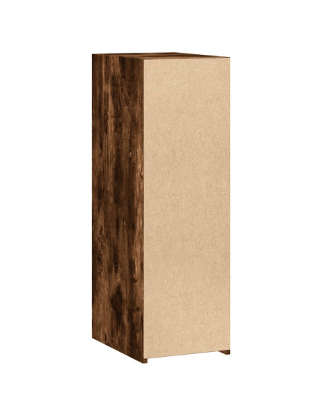Credenza Rovere Fumo 30x41x93 cm in Legno Multistrato
