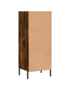 Credenza Rovere Fumo 34,5x32,5x90 cm in Legno Multistrato