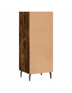 Credenza Rovere Fumo 34,5x32,5x90 cm in Legno Multistrato
