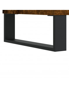 Credenza Rovere Fumo 34,5x34x180 cm in Legno Multistrato