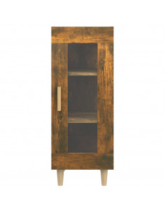 Credenza Rovere Fumo 34,5x34x90 cm in Legno Multistrato