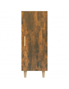 Credenza Rovere Fumo 34,5x34x90 cm in Legno Multistrato