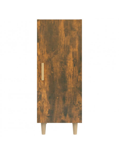 Credenza Rovere Fumo 34,5x34x90 cm in Legno Multistrato