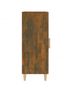 Credenza Rovere Fumo 34,5x34x90 cm in Legno Multistrato