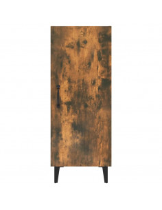 Credenza Rovere Fumo 34,5x34x90 cm in Legno Multistrato