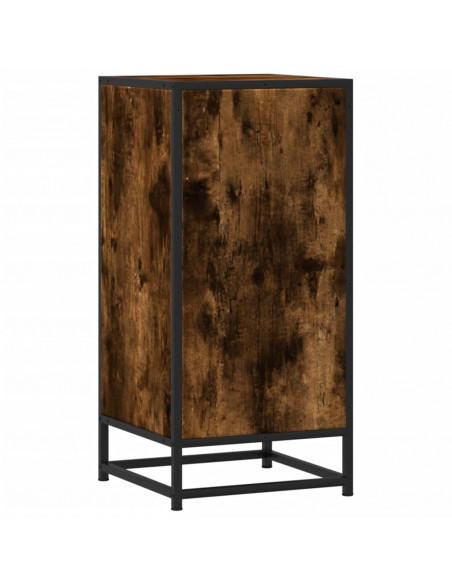Credenza Rovere Fumo 35,5x35x76 cm in Truciolato