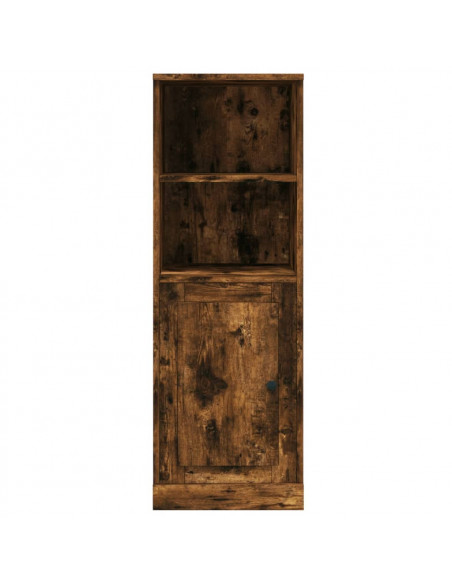 Credenza Rovere Fumo 36x35,5x103,5 cm in Legno Multistrato