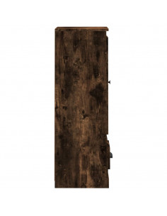 Credenza Rovere Fumo 36x35,5x103,5 cm in Legno Multistrato