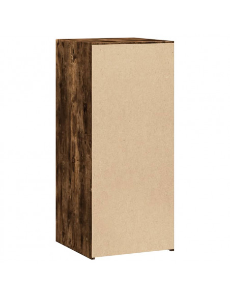 Credenza Rovere Fumo 40x41x93 cm in Legno Multistrato
