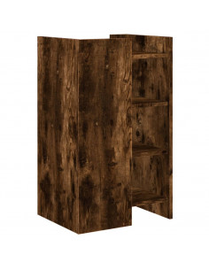 Credenza Rovere Fumo 45x35x75 cm in Legno Multistrato