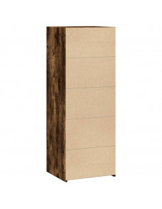 Credenza Rovere Fumo 45x41x124 cm in Legno Multistrato