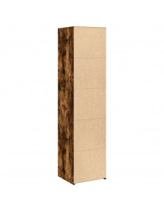 Credenza Rovere Fumo 45x41x185 cm in Legno Multistrato