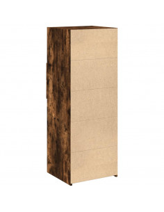 Credenza Rovere Fumo 45x42,5x124 cm in Legno Multistrato