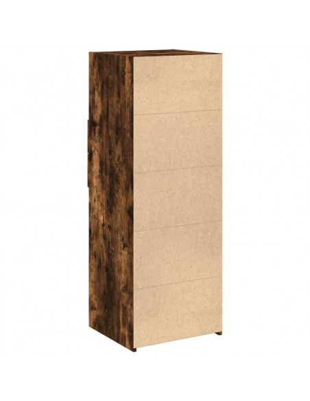 Credenza Rovere Fumo 45x42,5x124 cm in Legno Multistrato