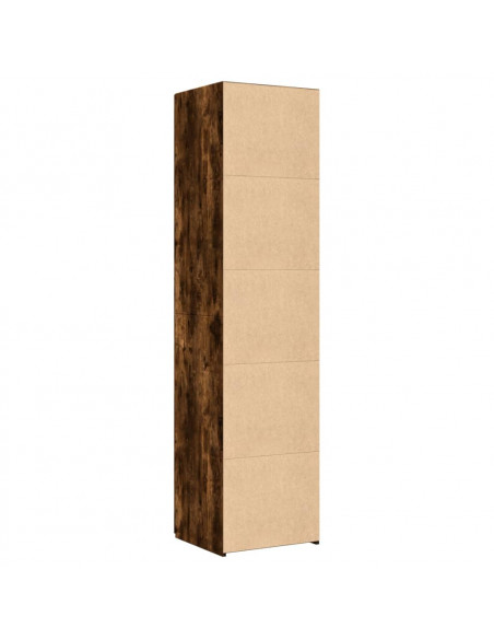 Credenza Rovere Fumo 45x42,5x185 cm in Legno Multistrato