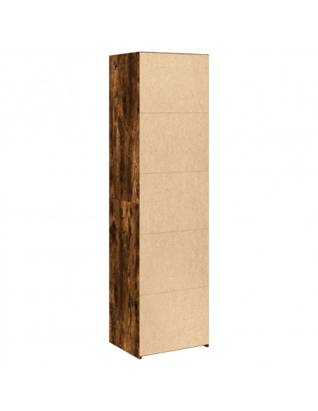 Credenza Rovere Fumo 50x41x185 in Legno Multistrato