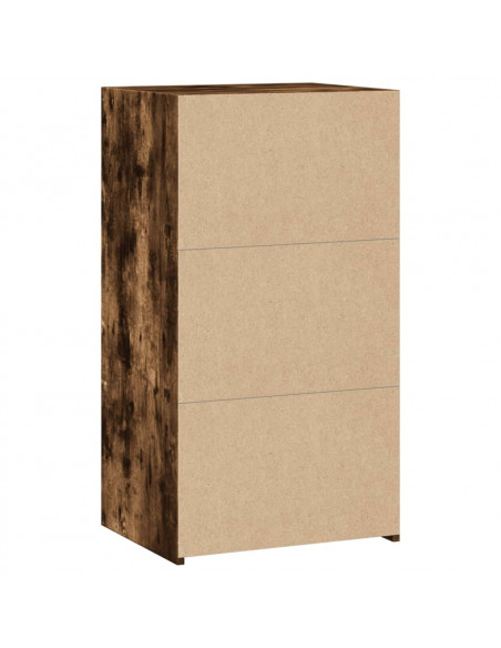 Credenza Rovere Fumo 50x41x93 cm in Legno Multistrato