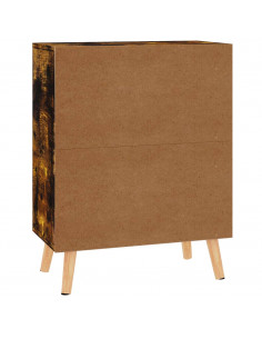 Credenza Rovere Fumo 60x30x72 cm in Legno Multistrato