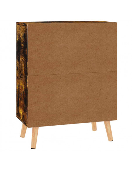 Credenza Rovere Fumo 60x30x72 cm in Legno Multistrato