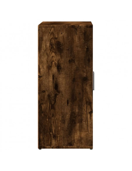 Credenza Rovere Fumo 60x31x70 cm in Legno Multistrato