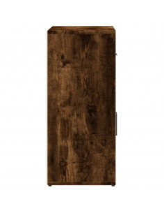 Credenza Rovere Fumo 60x31x70 cm in Legno Multistrato